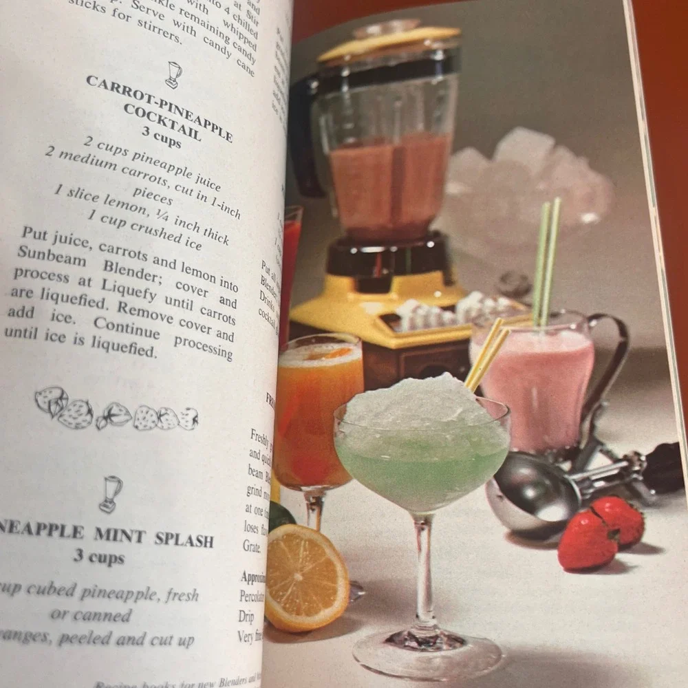 Sunbeam Portable Electric Cookery Vtg 1970 Cookbook Bonnie Brown Multi-Cooker